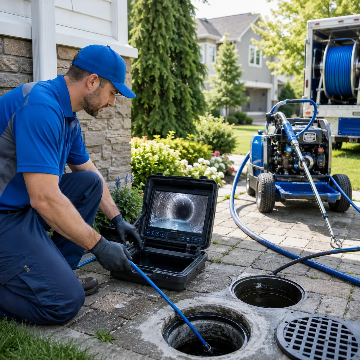 Outdoor drain cleaning professionals serving Vandalia, MI