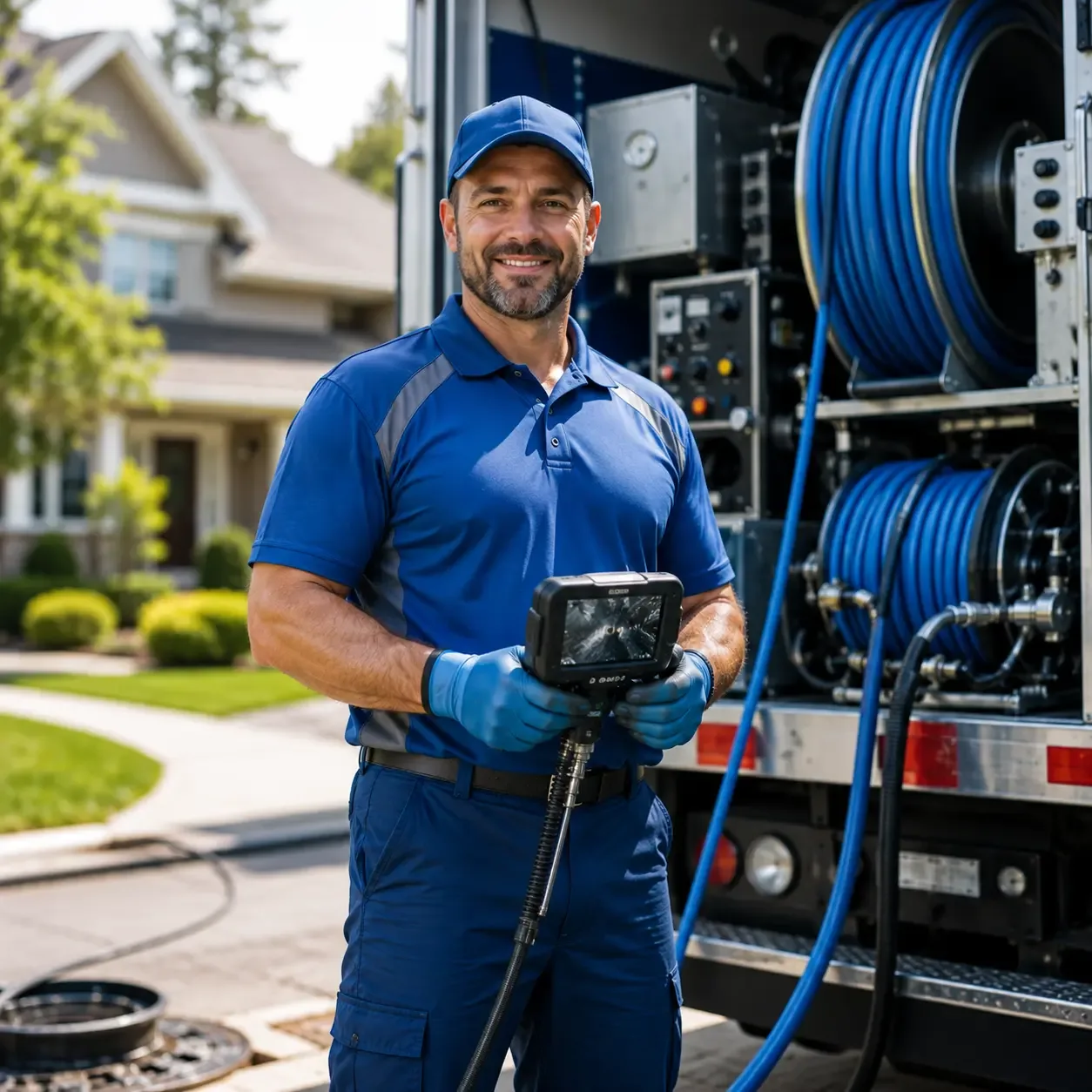 Local outdoor drain cleaning specialists in Vandalia, MI